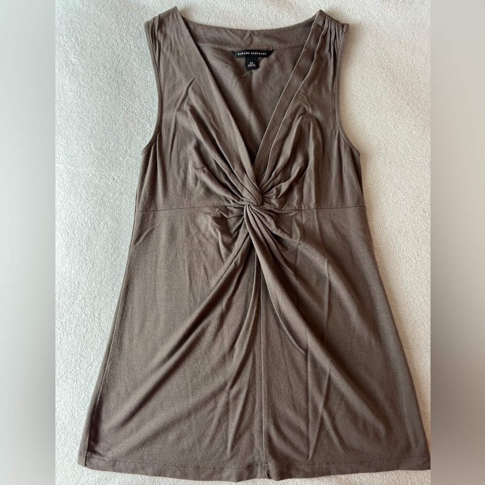 Banana Republic Gray Long Tank Top